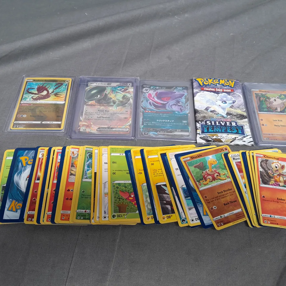 LARGE ASSORTMENT OF COLLECTIBLE POKEMON TRADING CARDS