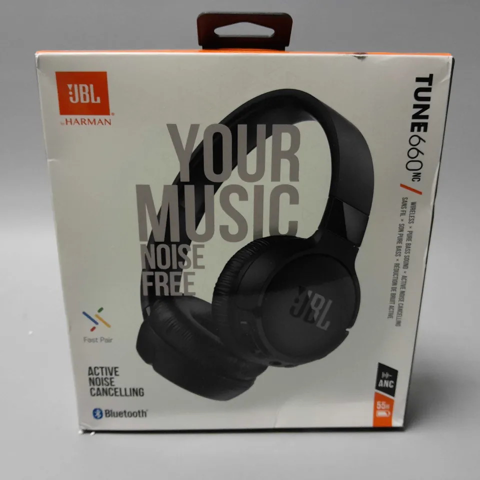 BOXED AND SEALED JBL TUNE 660NC ACTIVE NOISE CANCELLING HEADPHONES