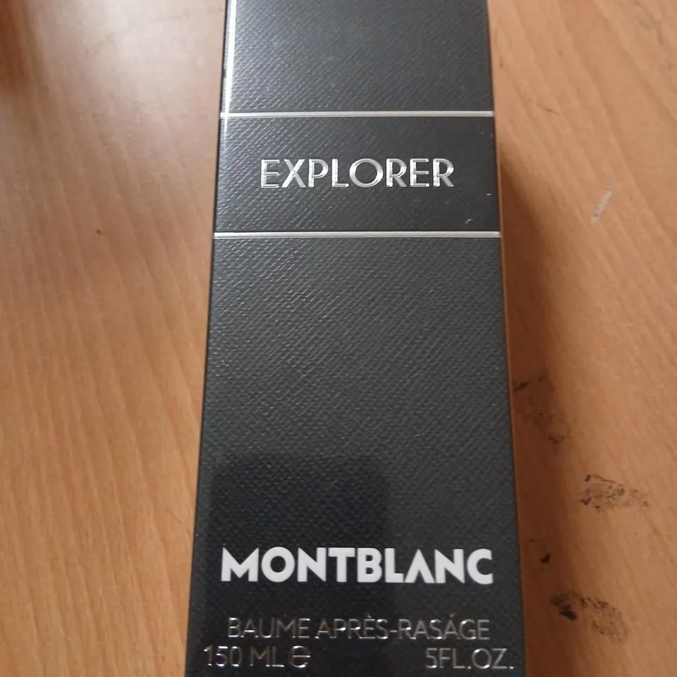 BOXED AND SEALED EXPLORER MONTBLANC BAUME APRES RASAGE 150ML