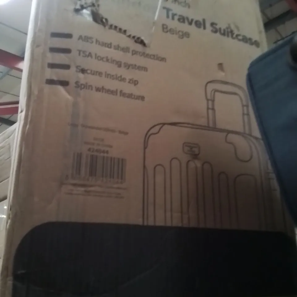 BOXED LUGG 20INCH SKYWANDER TRAVEL SUITCASE BEIGE