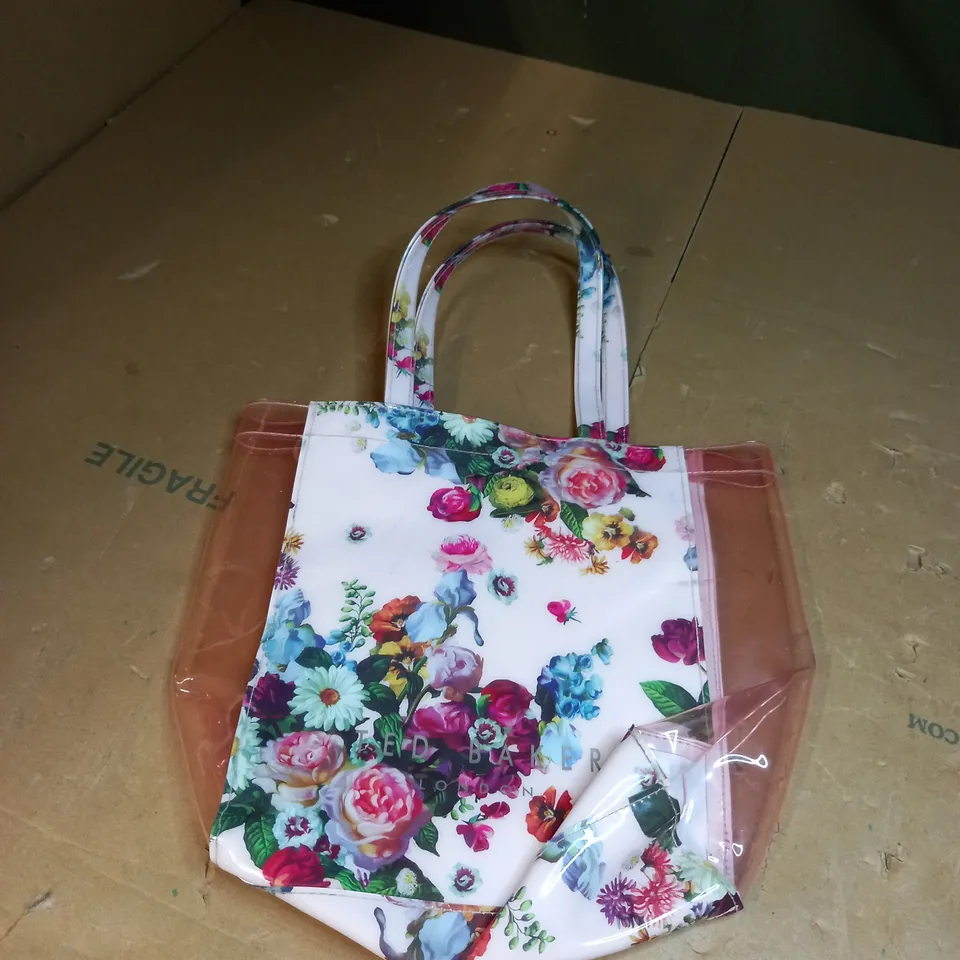TED BAKER FLOWERED DESIGNED BAG 