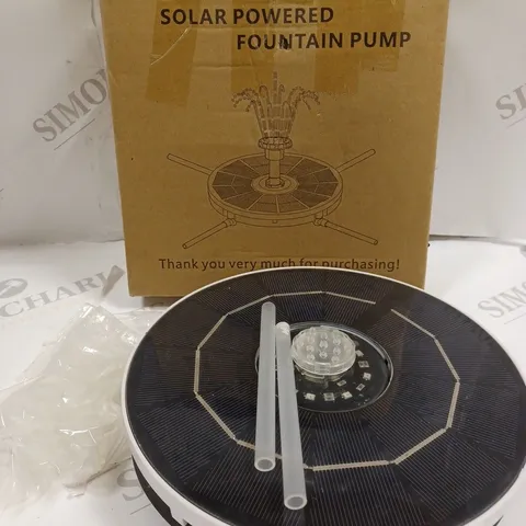 BOXED SOLAR POWERED FOUNTAIN PUMP 
