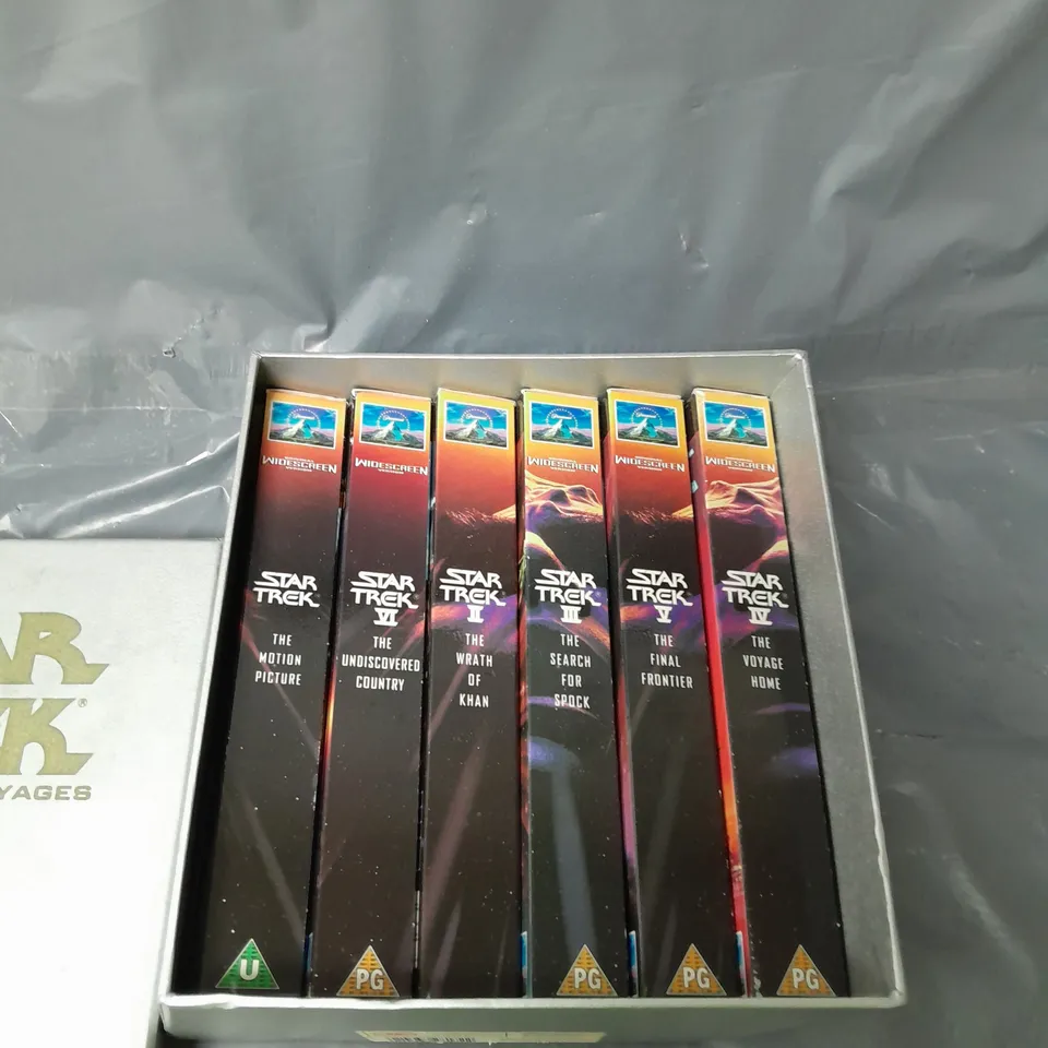 STAR TREK THE SCREEN VOYAGES 6 FILM VHS COLLECTION