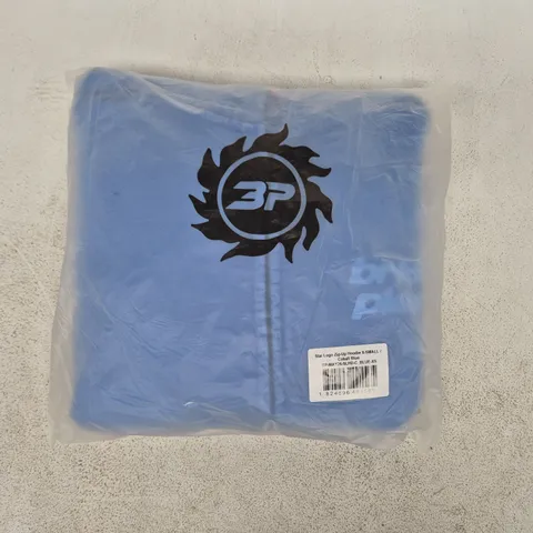 BAGGED BROKEN PLANET STAR LOGO ZIP-UP HOODIE IN COBALT BLUE SIZE XS