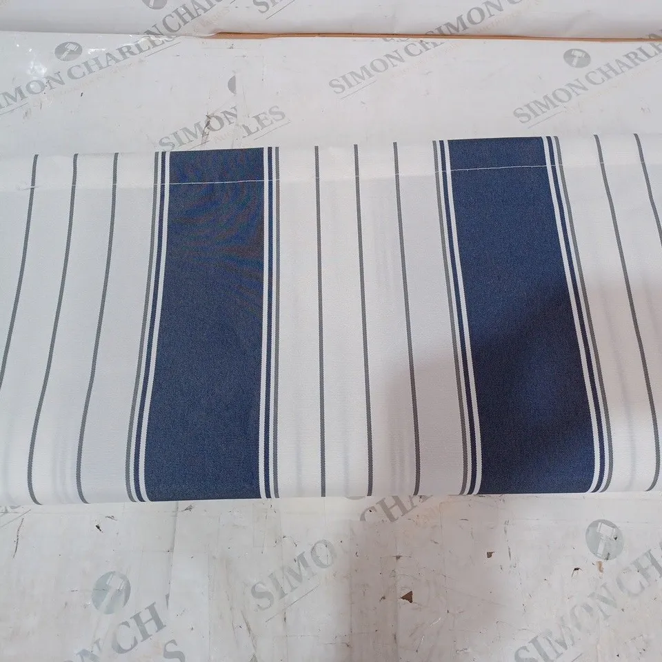 BOXED BLUE STRIPE AWNING - COLLECTION ONLY
