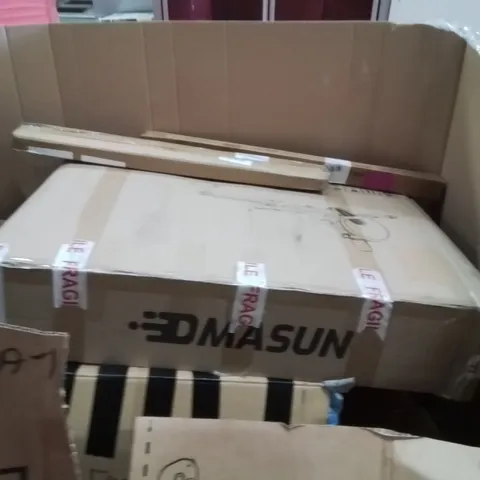 PALLET OF ASSORTED HOUSEHOLD GOODS AND PRODUCTS TO INCLUDE;RETRACTABLE SAFETY GATE,ROWING MACHINE