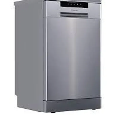 BOXED HISENSE HS523E15WUK SLIMLINE 10 PLACE FREESTANDING DISHWASHER - SILVER