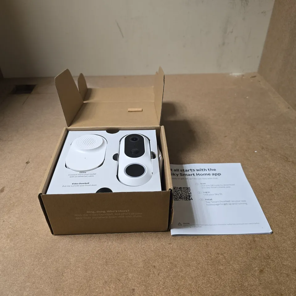 SKY VIDEO DOORBELL BOXED