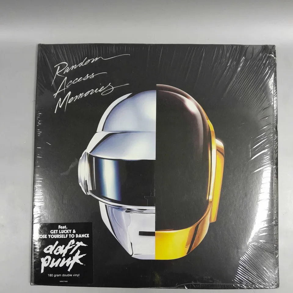 SEALED DAFT PUNK RANDOM ACCESS MEMORIES 180 GRAM DOUBLE VINYL 