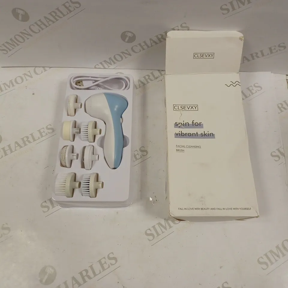 CLSEVXY SPIN FOR VIBRANT SKIN - FACIAL CLEANSING BRUSH 