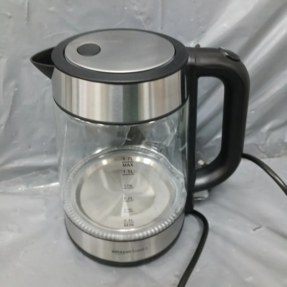 BASICS 1.7L CLEAR KETTLE