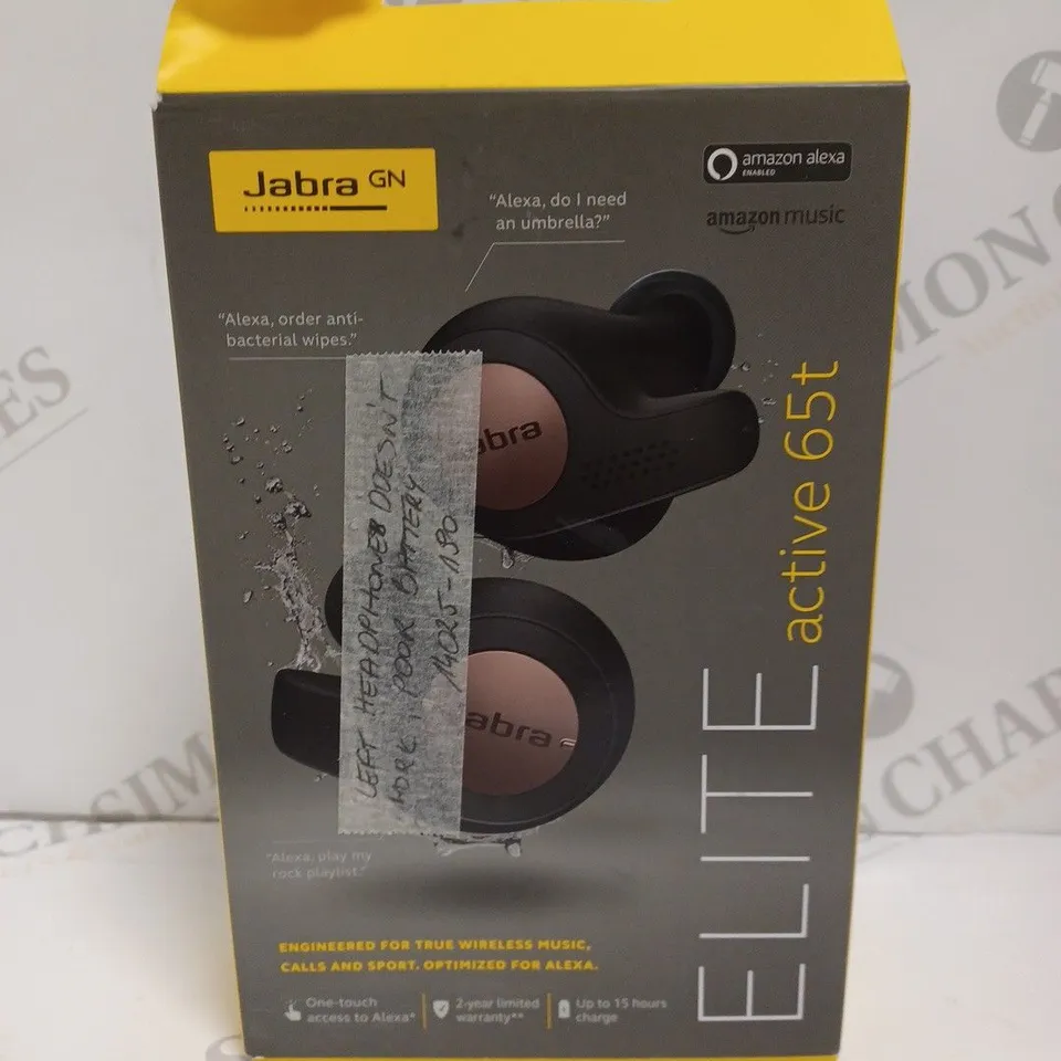 BOXED JABRA ELITE ACTIVE 65T EARBUDS