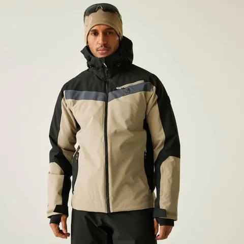 BRAND NEW REGATTA DARE 2B EAGLE II JACKET IN BLACK/CLAY - XXXL