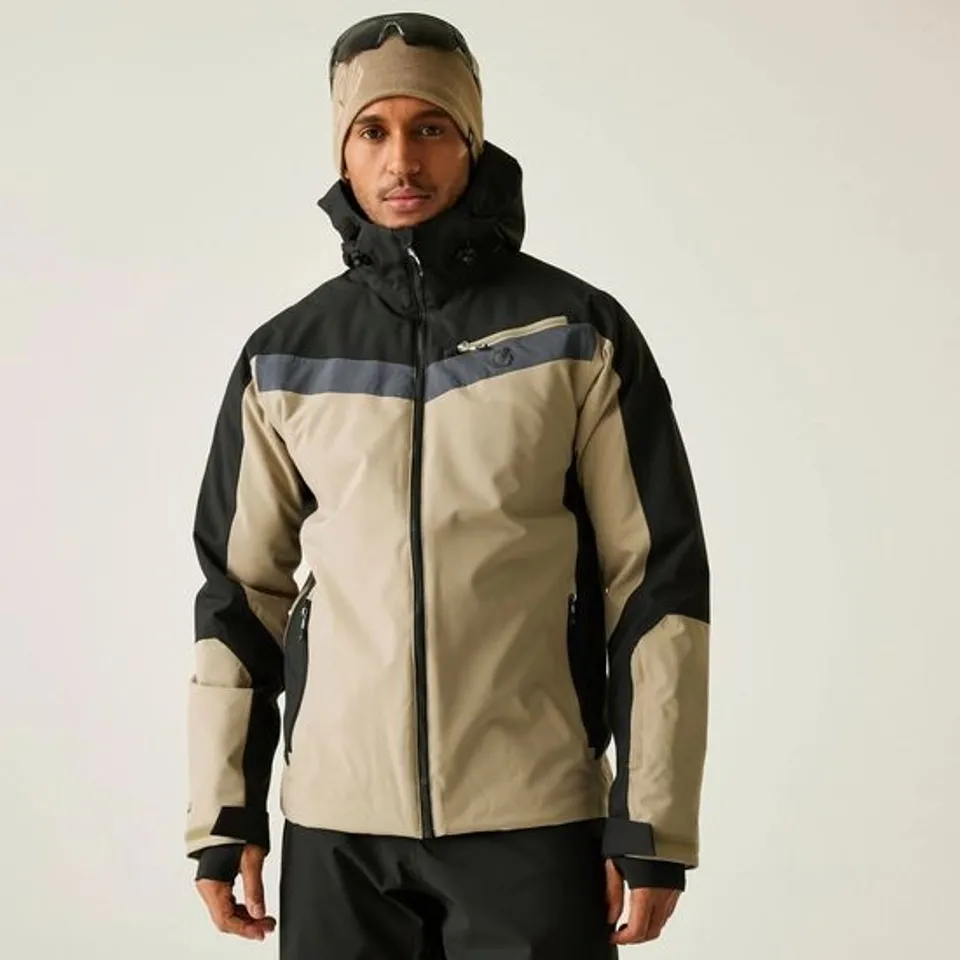 BRAND NEW REGATTA DARE 2B EAGLE II JACKET IN BLACK/CLAY - SMALL