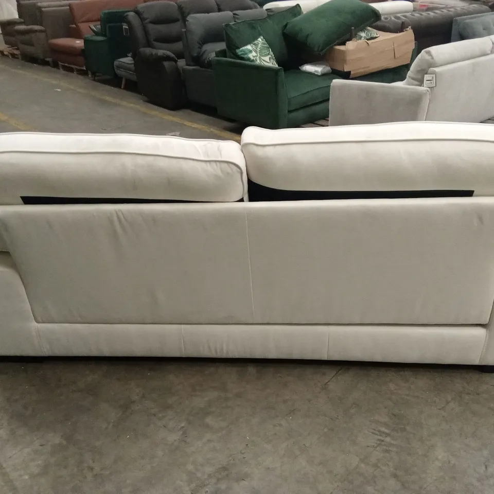 CHATHAM 3 SEATER SOFA, CREAM HOUSE PLUSH FABRIC