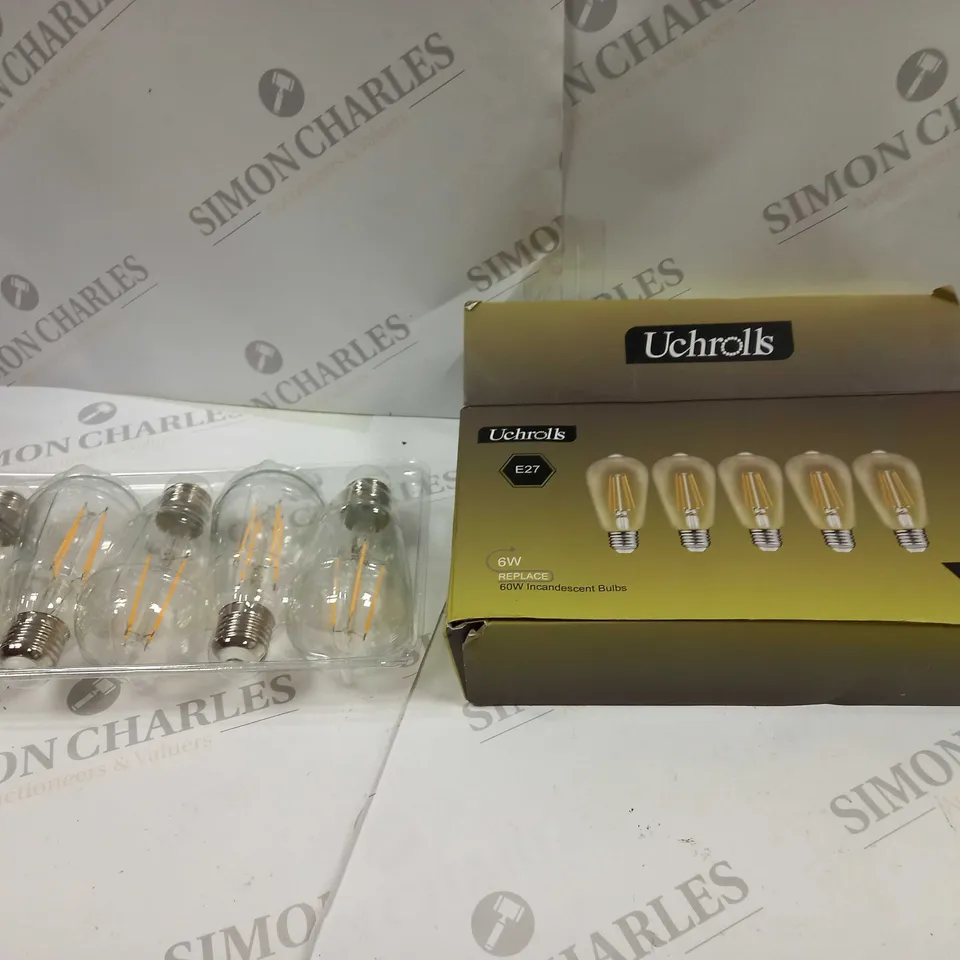 BOXED UCHROLLS E27 WARM WHITE 5 PACK OF INCANDESCENT BULBS 