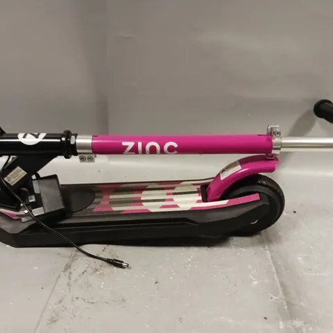 BOXED ZINC E4 MAX FOLDING ELECTRIC SCOOTER IN PINK