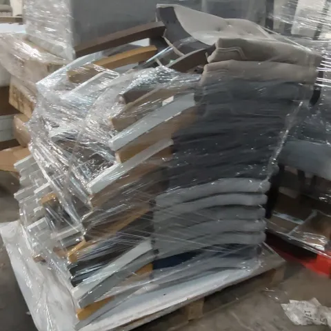PALLET CONTAINING A LARGE QUANTITY OF DESIGNER CHAIR BACKS