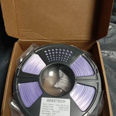 GEEETECH PLA 1.75MM SILK PURPLE FILAMENT – 1KG