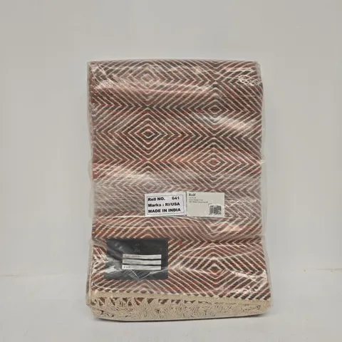 RITA RUGS ROLF RR021 ORANGE/GRAY 4X6