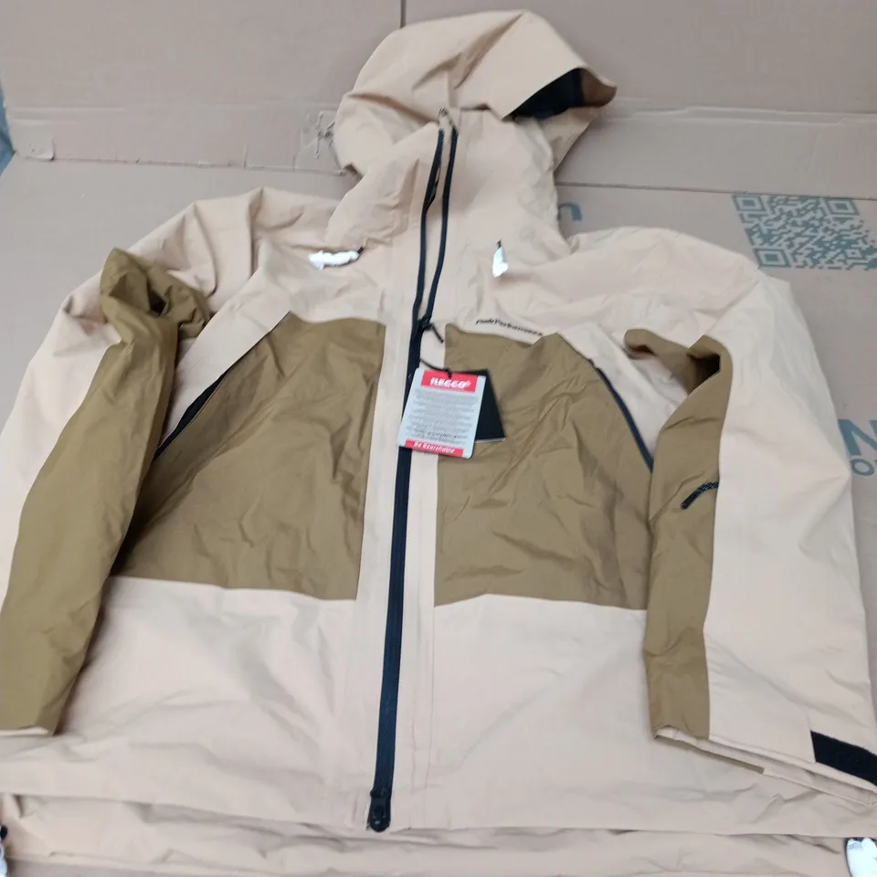 PEAK PERFORMANCE WOMENS EDGE INSULATED JACKET SIERRA SAND/EARTHY SUMMIT - SMALL