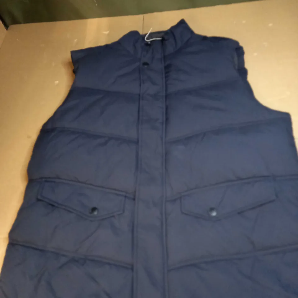 LINCOLN NAVY BODY WARMER SIZE L