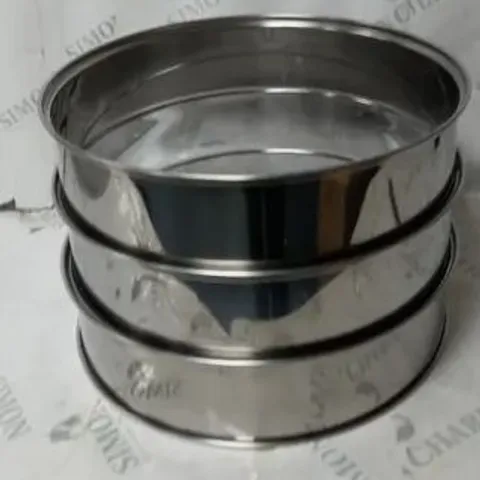 BOXED 8 METAL SILVER RINGS