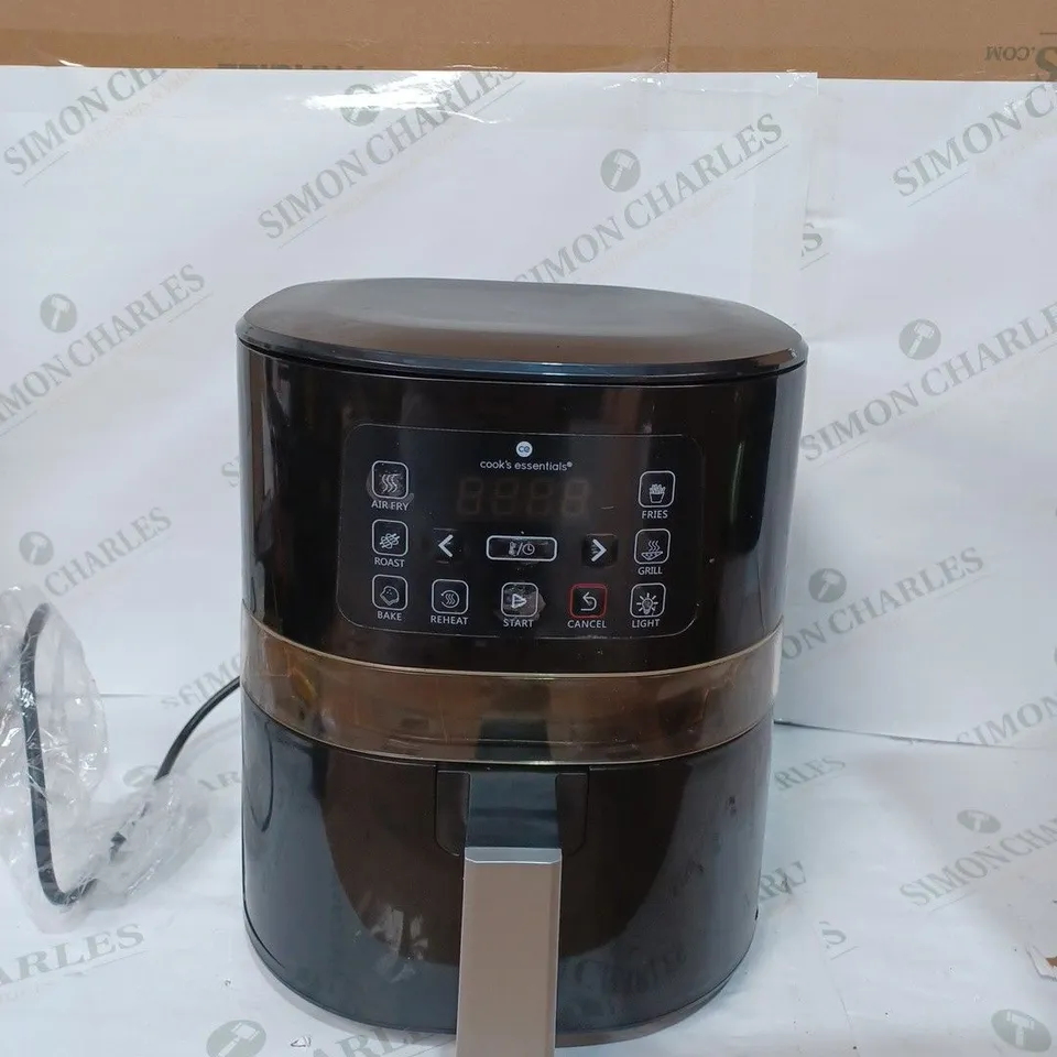COOK'S ESSENTIALS 4.0L AIR FRYER - BLACK