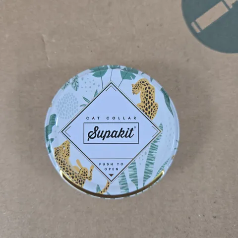 SUPAKIT CAT COLLAR WITH BELL – MINT GREEN, ADJUSTABLE