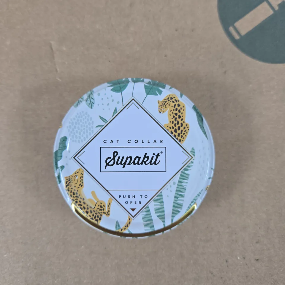 SUPAKIT CAT COLLAR WITH BELL – MINT GREEN, ADJUSTABLE