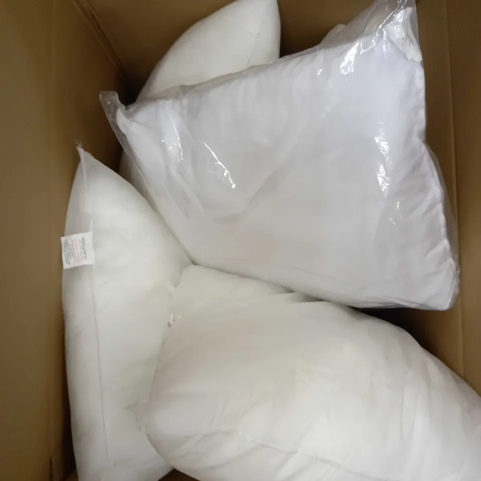 BOX OF APPROXIMATELY 10 CUSHION INSERTS 