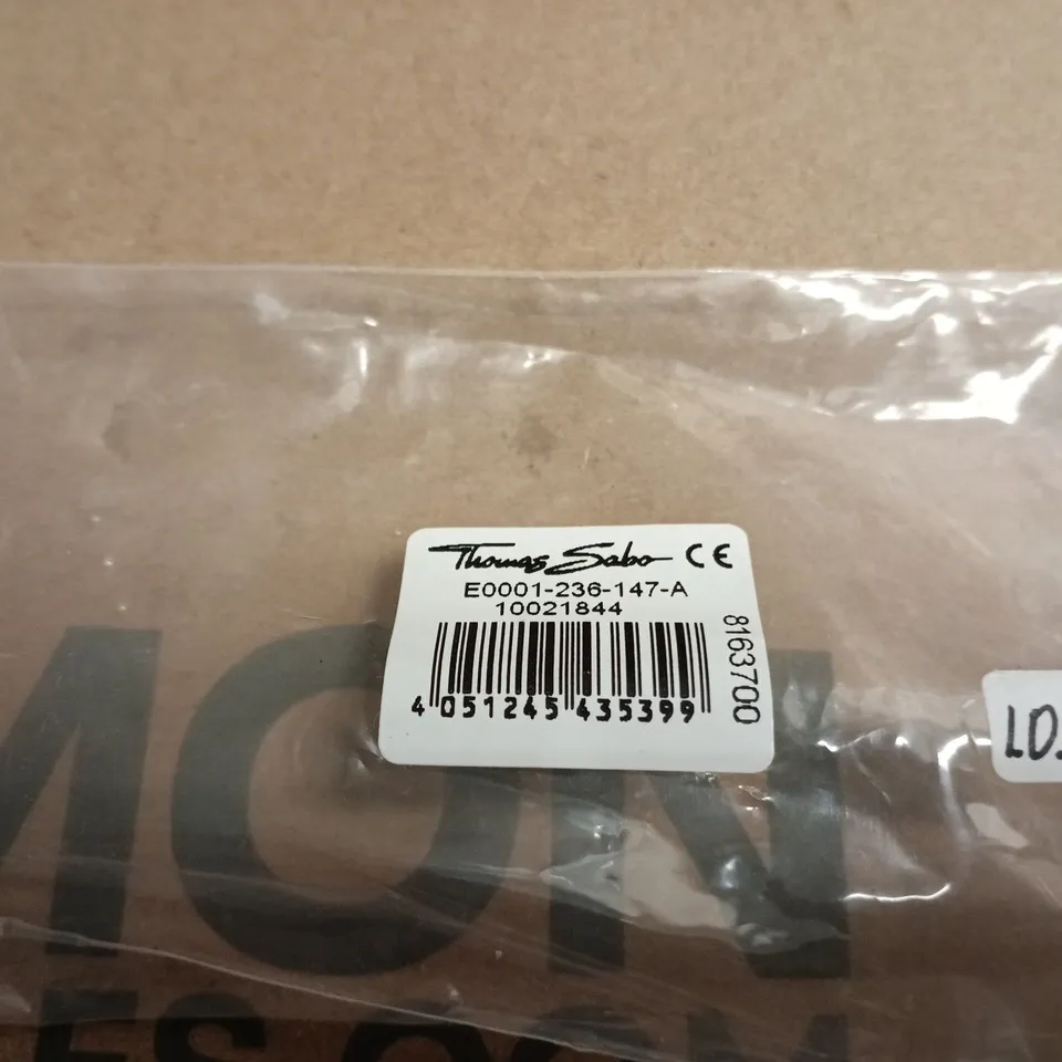 THOMAS SABO AVIATOR SUNGLASSES WITH GOLD-TONE FRAME AND BROWN LENSES, JEWELLERY ITEM IN PLASTIC BAG