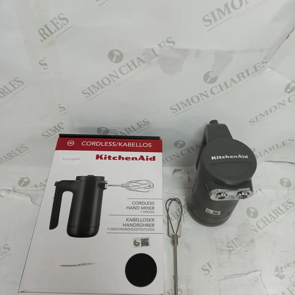 KITCHENAID CORDLESS HAND MIXER 