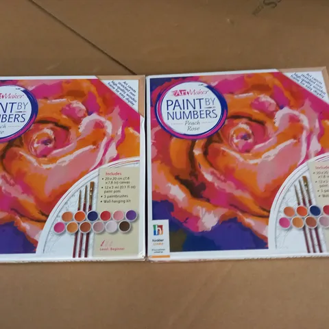 LOT OF 2 ART MAKER PAINT BY NUMBERS