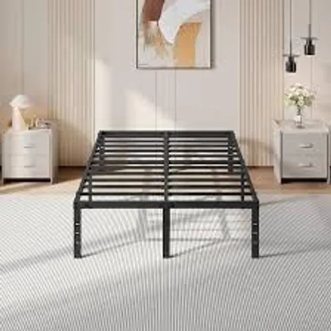 BOXED YAHEETECH BED FRAME//DOUBLE - BLACK (1 BOX)