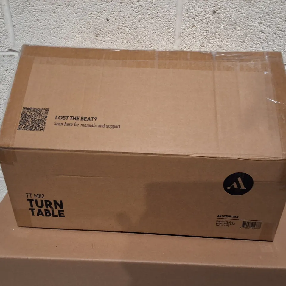 BOXED ARGON TT MK2 TURNTABLE IN BLACK - ARGTTMK2BK