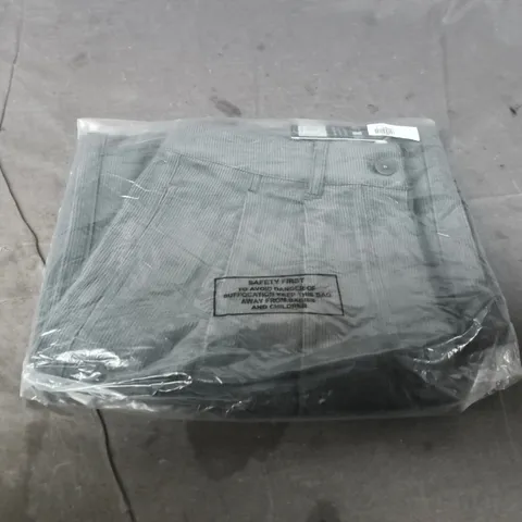 WHITE STUFF CORD WIDE-LEG TROUSERS – DARK GREEN, UK 10