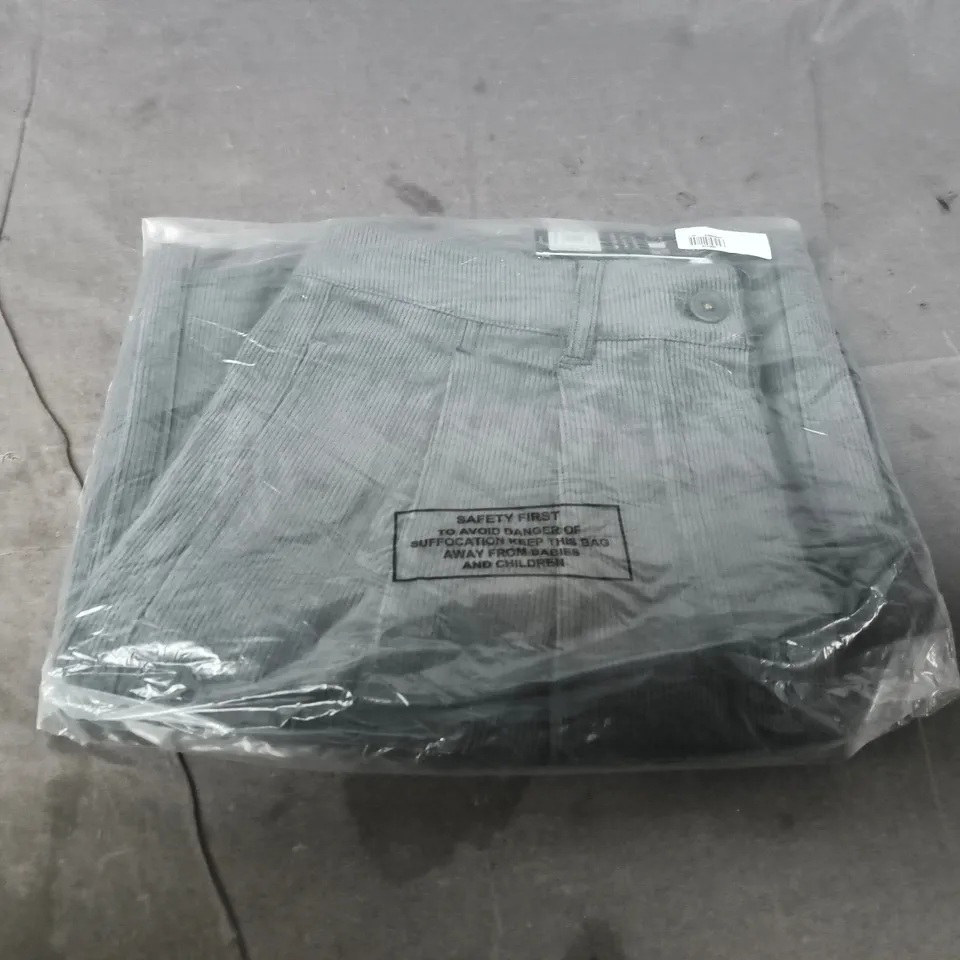 WHITE STUFF CORD WIDE-LEG TROUSERS – DARK GREEN, UK 10