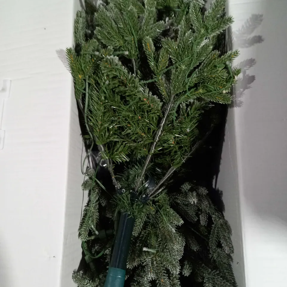 SANTA'S BEST PRE-LIT SNOW KISSED AUBURN CHRISTMAS TREE 4FT - COLLECTION ONLY