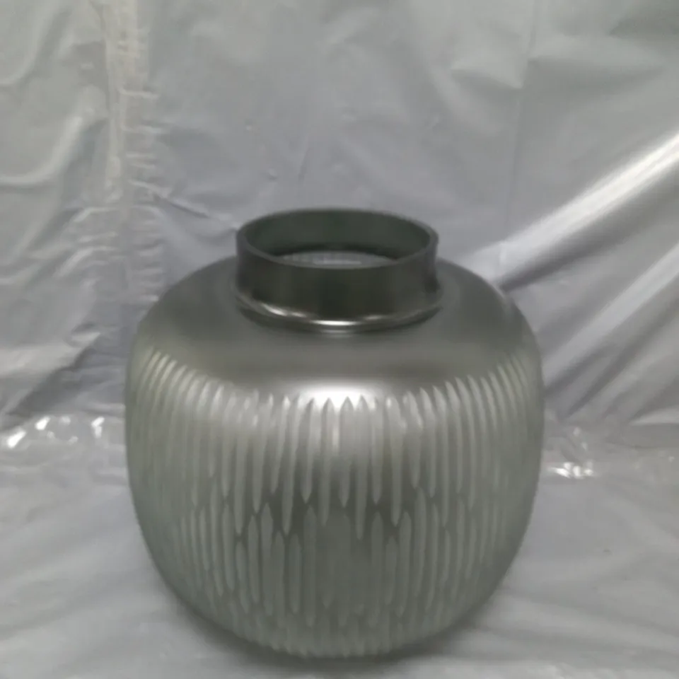 VERY HOME ETCHED GLASS VASE  RRP £35