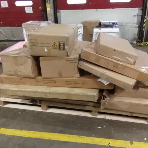 PALLET OF ASSORTED INCOMPLETE DESIGNER FURNITURE SETS AND PIECES