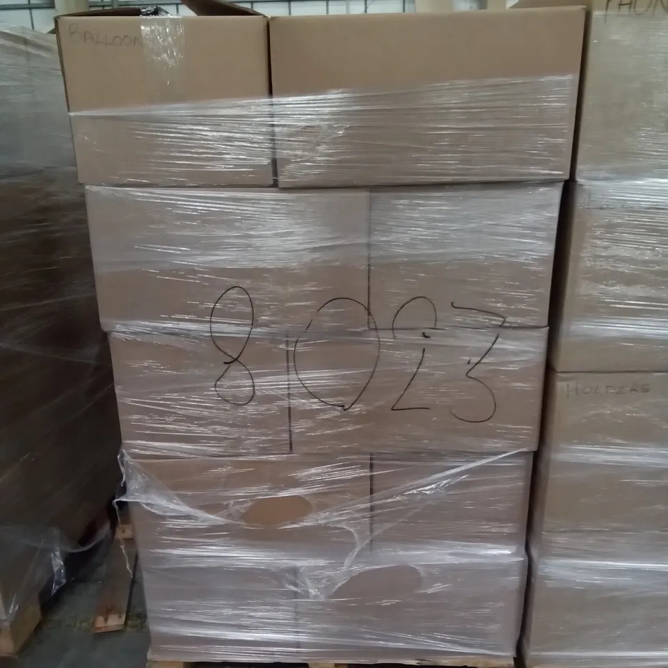 PALLET OF APPROXIMATELY 25 BOXES OF BALLOONS AND PARTY ACCESSORIES 