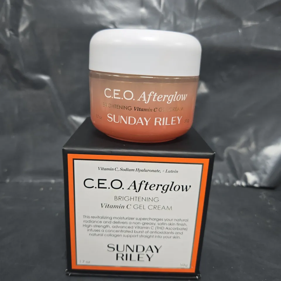 SUNDAY RILEY CEO AFTERGLOW BRIGHTENING VITAMIN C GEL CREAM 50G
