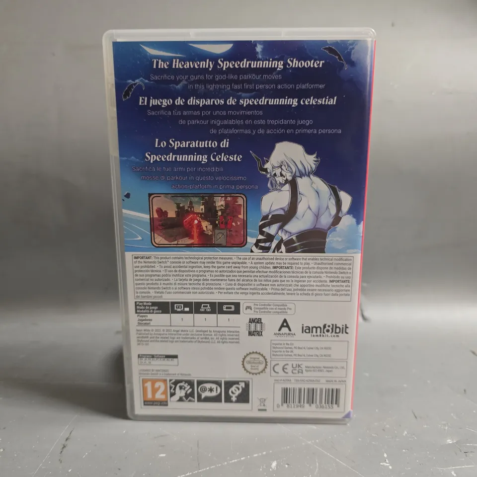 BOXED NEON WHITE (NINTENDO SWITCH)