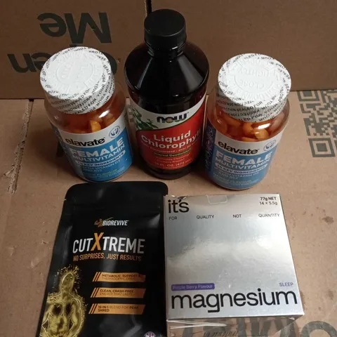 APPROXIAMTELY 15 ASSORTED HEALTH PRODUCTS TO INCLUDE MAGNESIUM, MULTI VITAMINS, NAD+ ETC 