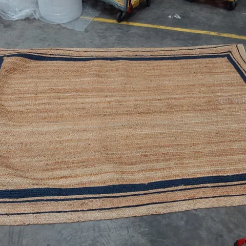 SPEIGHT BROWN/DARK BLUE RUG // 6' X 9'
