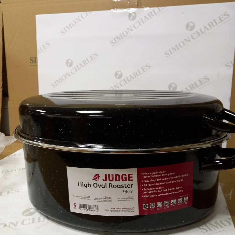 JUDGE OVENWARE ENAMEL OVAL ROASTER 