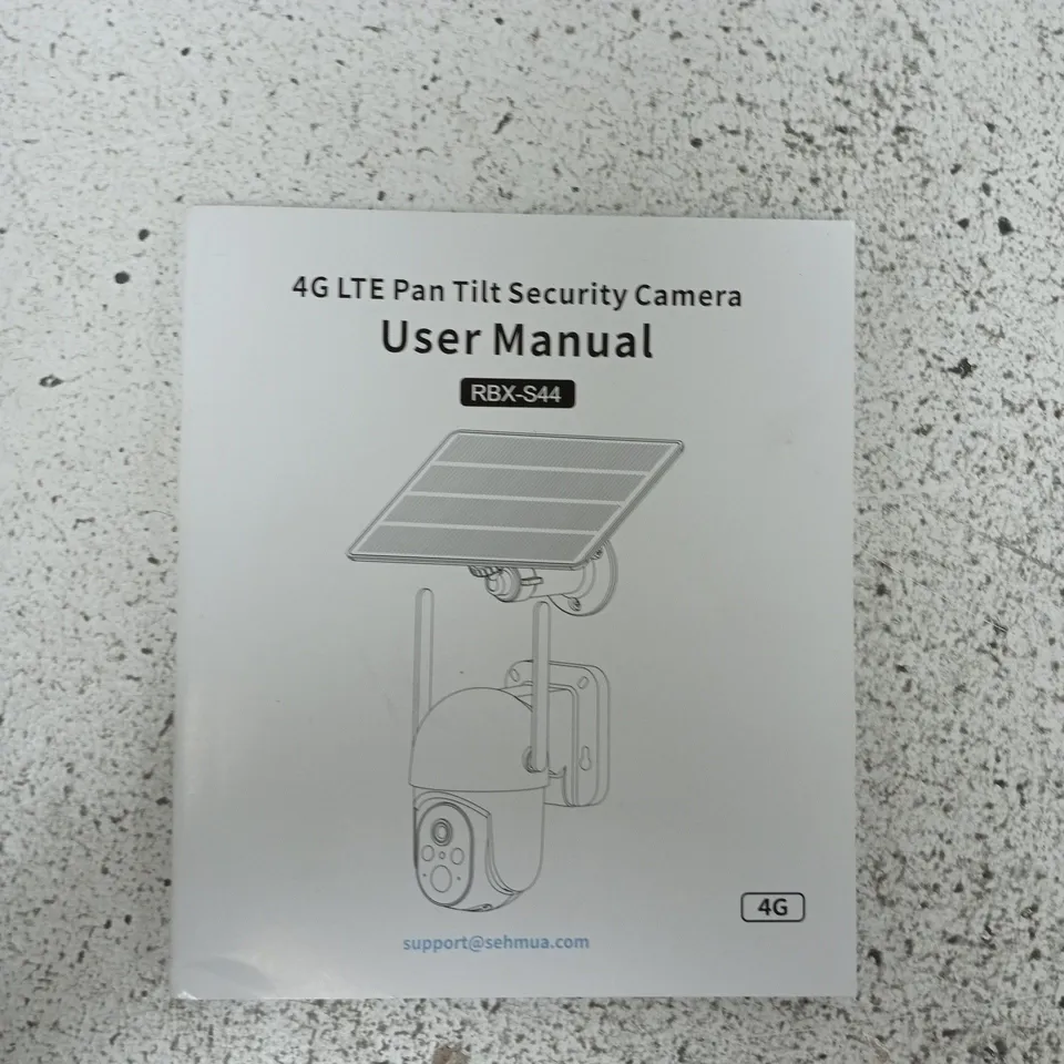 4G LTE PAN TILT SECURITY CAMERA – BATTERY/SOLAR POWERED (RBX-S44)