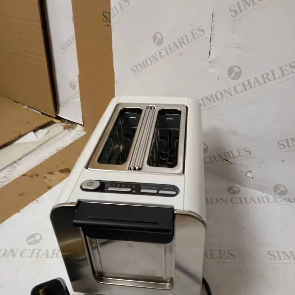 BOSCH STYLINE 2-SLOT STAINLESS STEEL TOASTER - WHITE