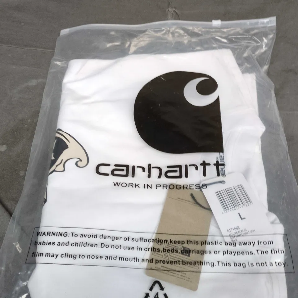 CARHARTT WORK IN PROGRESS T-SHIRT – WHITE – SIZE L